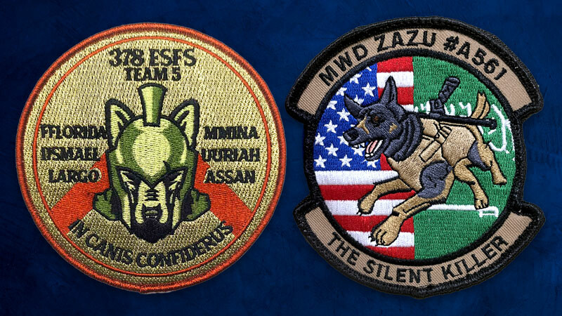 Custom Patches for Police K9 Units